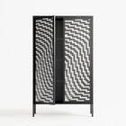 Wave In Wave - Cabinet - Guido De Boer - Antracite - Overlay Glass