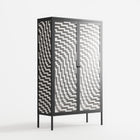 Wave In Wave - Cabinet - Guido De Boer - Antracite - Overlay Glass