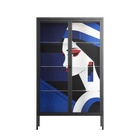 Beyond The Veil Of Consciousness - Cabinet - Mathilda Kienast - Antracite - Clear glass