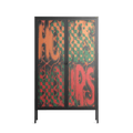 Hours - Cabinet - Oluwaseyi Samuel Adebayo - Antracite - Overlay Glass