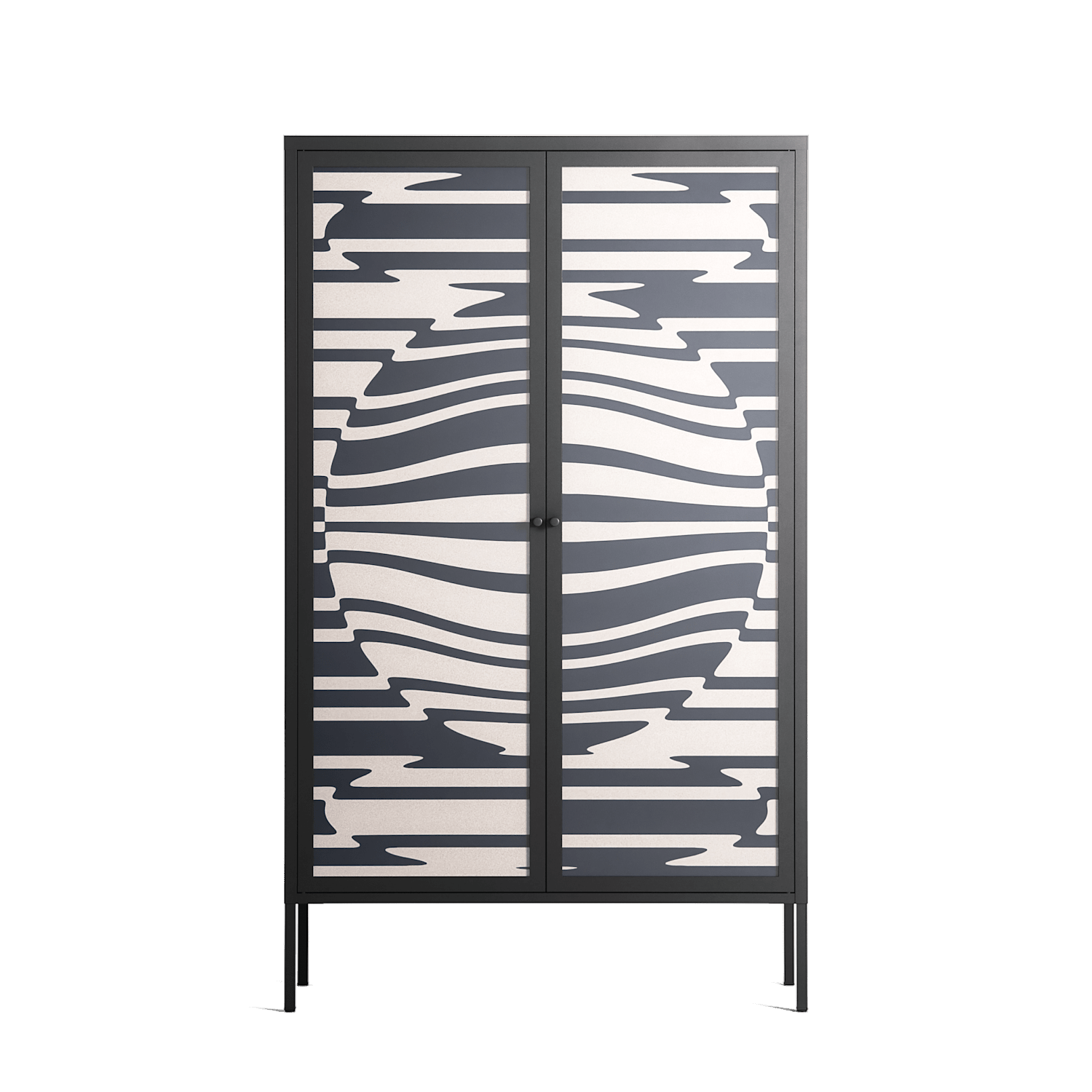 Wave Lens - Cabinet - Oluwaseyi Samuel Adebayo - Antracite - Overlay Glass