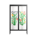 Bouquets - Cabinet - Lydia Greaves - Antracite - Clear glass