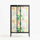 Shapes Cream - Cabinet - Lydia Greaves - Antracite - Clear glass
