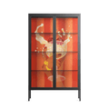 Drink And Cherries - Cabinet - Raissa Oltmanns - Antracite - Clear glass