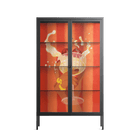 Drink And Cherries - Cabinet - Raissa Oltmanns - Antracite - Clear glass