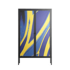 Blue Gale - Cabinet - Oluwaseyi Samuel Adebayo - Antracite - Overlay Glass