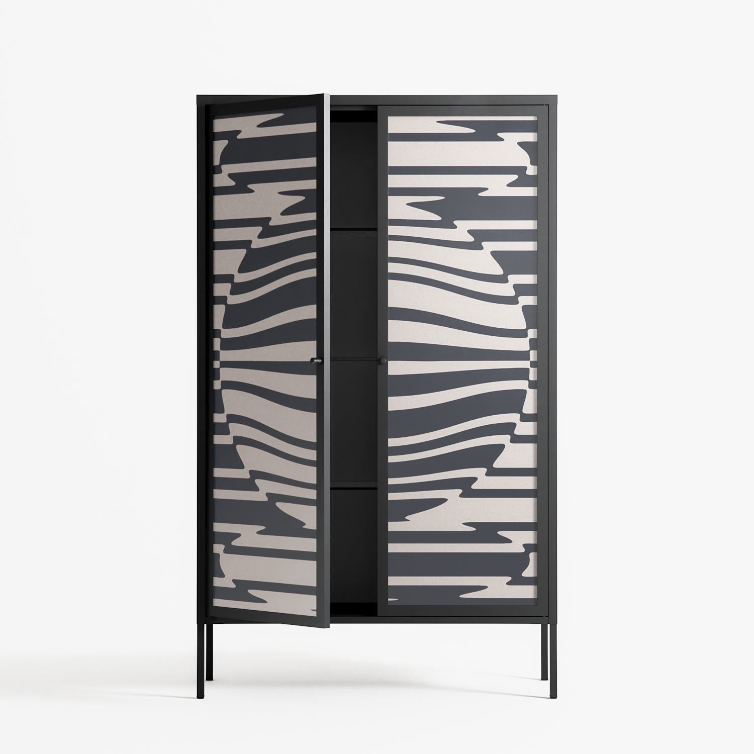 Wave Lens - Cabinet - Oluwaseyi Samuel Adebayo - Antracite - Overlay Glass