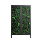 Wottosque Green - Cabinet - Craig Watkins - Antracite - Clear glass