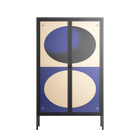 Entrance - Cabinet - Oluwaseyi Samuel Adebayo - Antracite - Overlay Glass