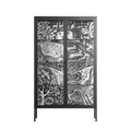 Flight Of Fancy - Cabinet - Diana Catchpole - Antracite - Clear glass