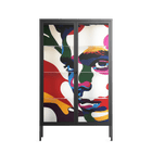 Fragments Of A Painted Souls - Cabinet - Mathilda Kienast - Antracite - Clear glass