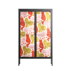 Cats - Cabinet - Lydia Greaves - Antracite - Clear glass