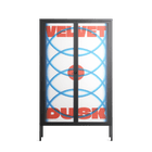 Velvet Dusk - Cabinet - Oluwaseyi Samuel Adebayo - Antracite - Overlay Glass