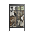 As The Rain Falls - Cabinet - Sophie Goudman-Peachey - Antracite - Clear glass