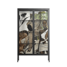 As The Rain Falls - Cabinet - Sophie Goudman-Peachey - Antracite - Clear glass