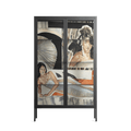Sweet Far Away - Cabinet - Sophie Goudman-Peachey - Antracite - Clear glass
