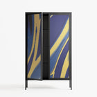 Blue Gale - Cabinet - Oluwaseyi Samuel Adebayo - Antracite - Overlay Glass