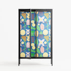 Shapes Blue - Cabinet - Lydia Greaves - Antracite - Clear glass
