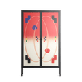 Parallel Mirage - Cabinet - Oluwaseyi Samuel Adebayo  - Antracite - Overlay Glass