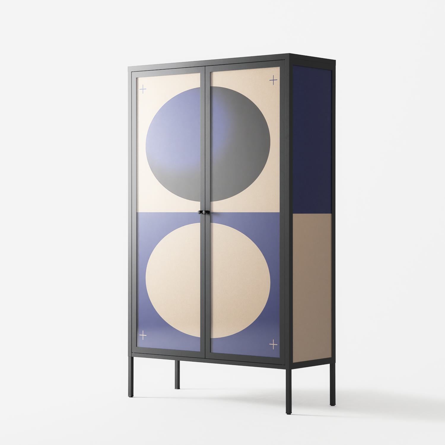Entrance - Cabinet - Oluwaseyi Samuel Adebayo - Antracite - Overlay Glass