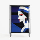 Beyond The Veil Of Consciousness - Cabinet - Mathilda Kienast - Antracite - Clear glass
