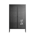 Barbed Bloom - Cabinet - Daphna Sebbane - Antracite - Overlay Glass