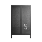 Barbed Bloom - Cabinet - Daphna Sebbane - Antracite - Overlay Glass