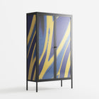 Blue Gale - Cabinet - Oluwaseyi Samuel Adebayo - Antracite - Overlay Glass