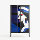 Beyond The Veil Of Consciousness - Cabinet - Mathilda Kienast - Antracite - Clear glass