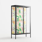 Shapes Cream - Cabinet - Lydia Greaves - Antracite - Clear glass