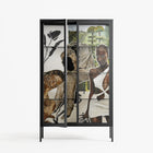 As The Rain Falls - Cabinet - Sophie Goudman-Peachey - Antracite - Clear glass