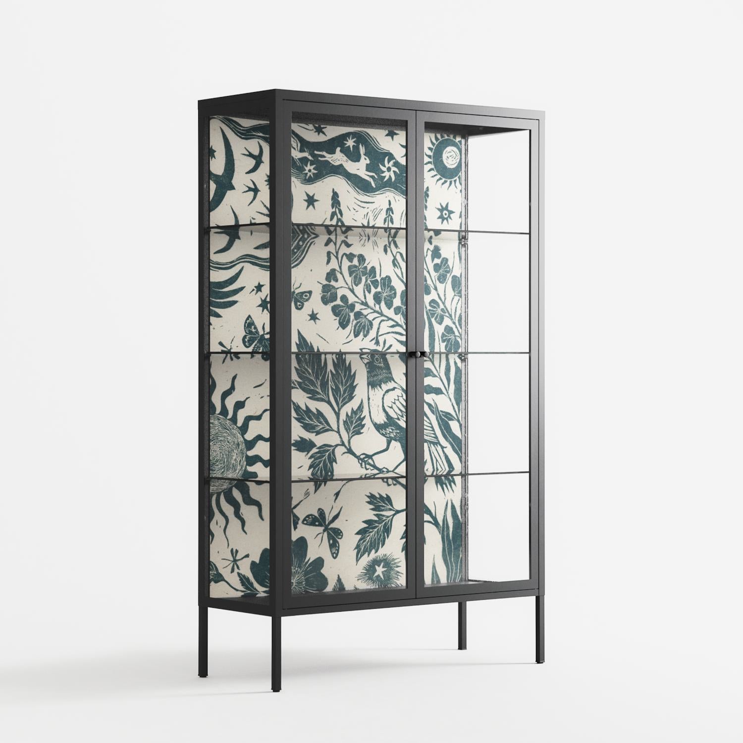 Ode to Summer 3 - Cabinet - Diana Catchpole - Antracite - Clear glass