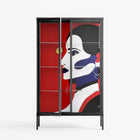 Unseen In Plain Sight - Cabinet - Mathilda Kienast - Antracite - Clear glass