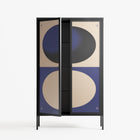 Entrance - Cabinet - Oluwaseyi Samuel Adebayo - Antracite - Overlay Glass