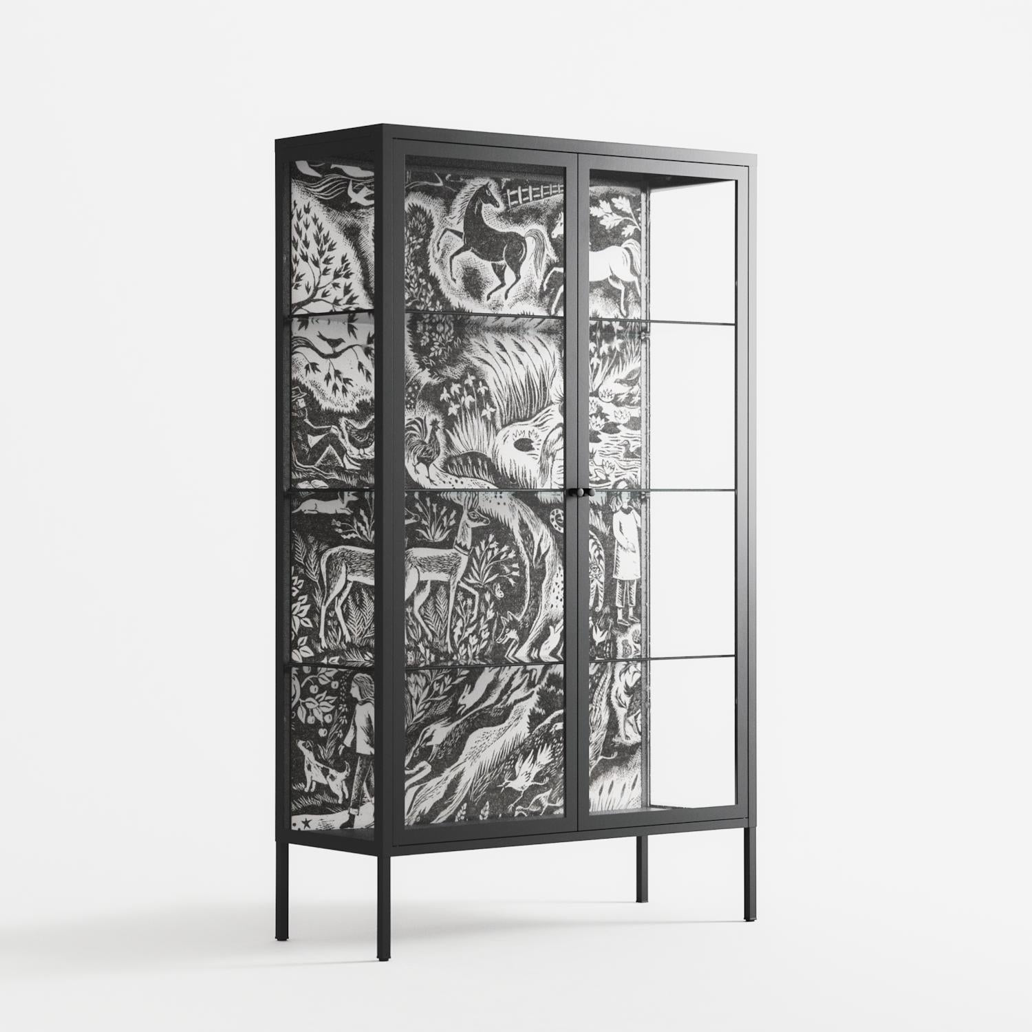 Flight Of Fancy 3 - Cabinet - Diana Catchpole - Antracite - Clear glass