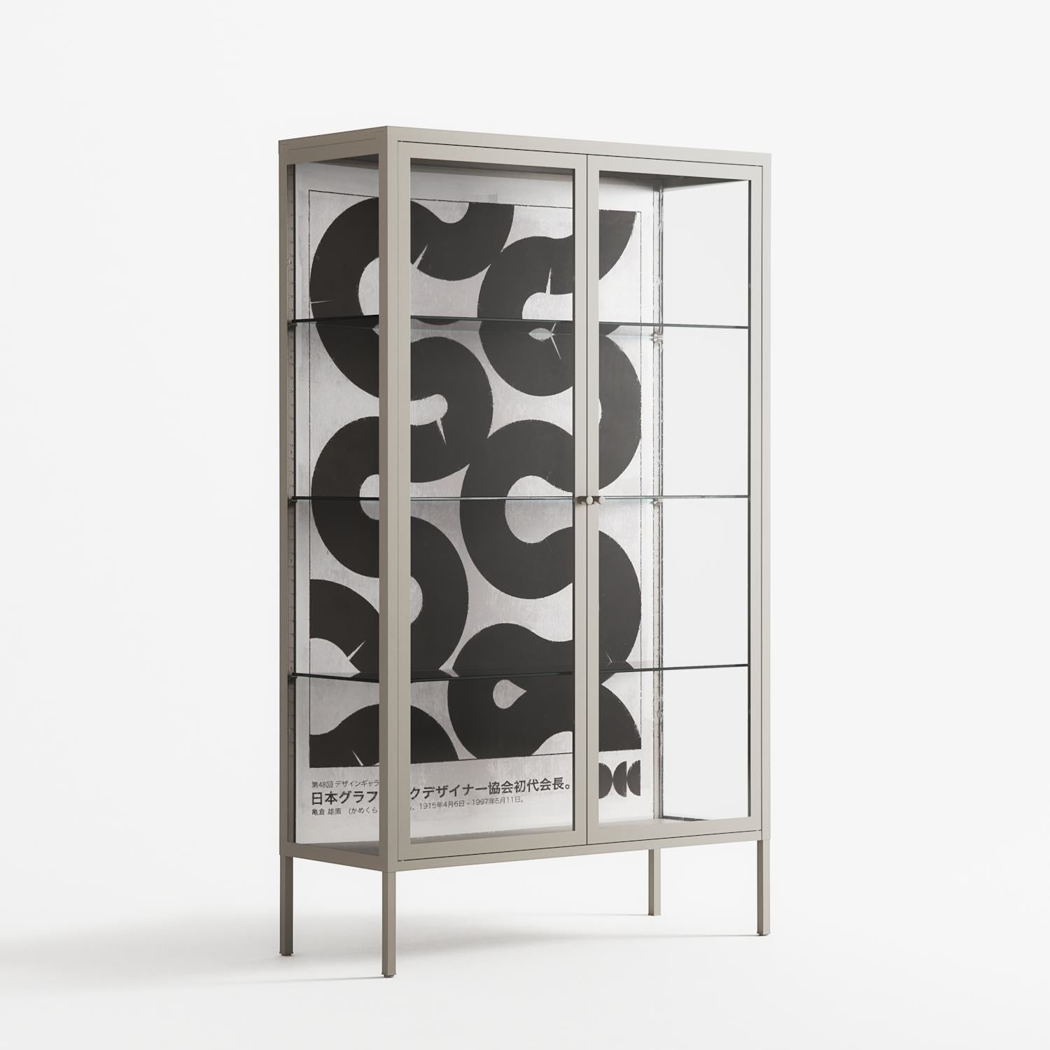 Black Waves - Cabinet - Alexander Khabbazi - Pebble - Clear glass