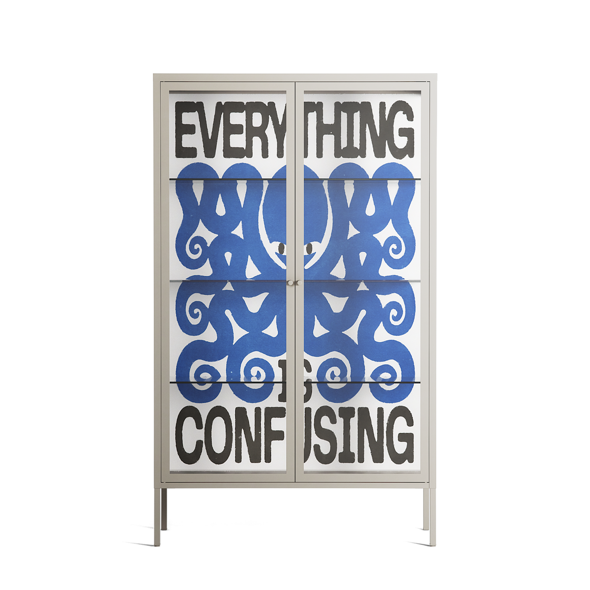 Everything is Confusing - Cabinet - Alexander Khabbazi - Pebble - Clear glass