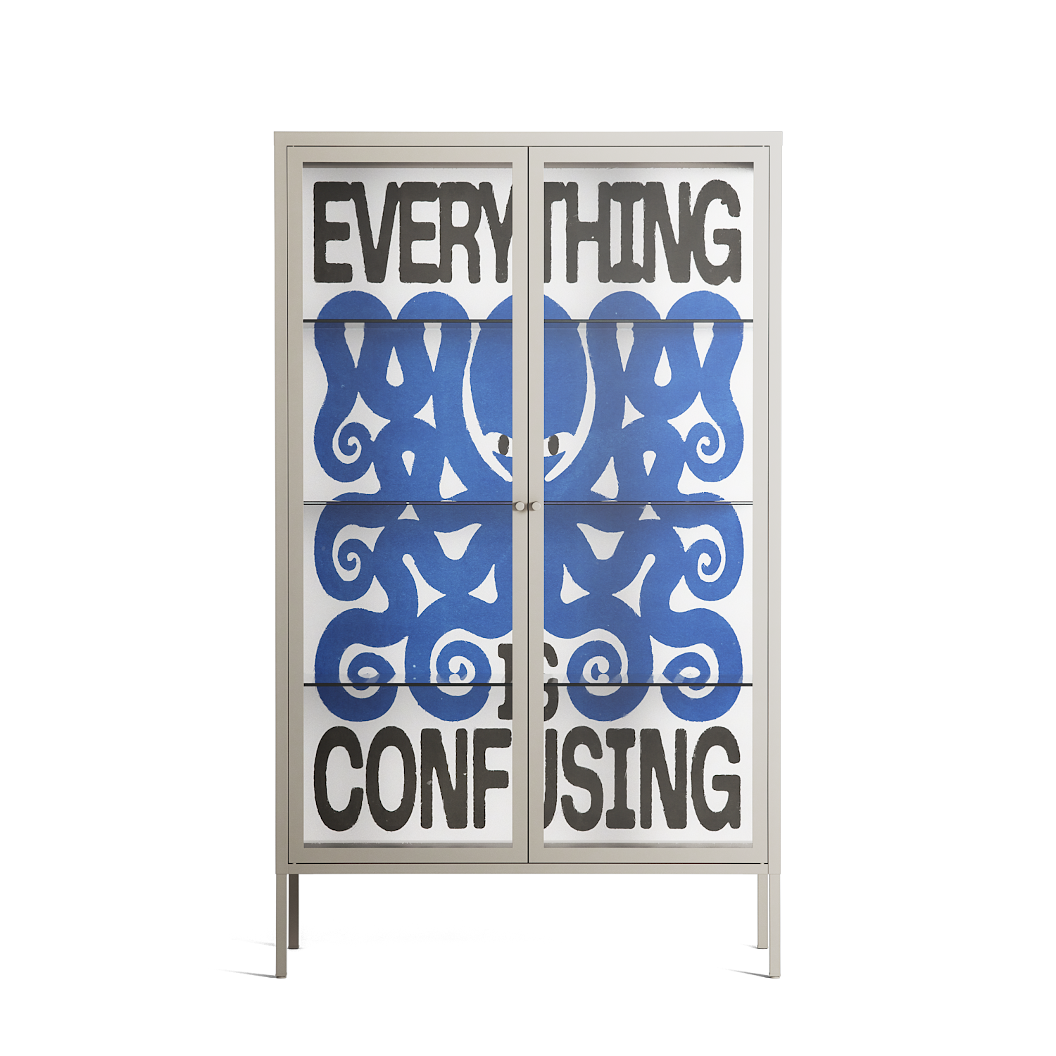 Everything is Confusing - Cabinet - Alexander Khabbazi - Pebble - Clear glass