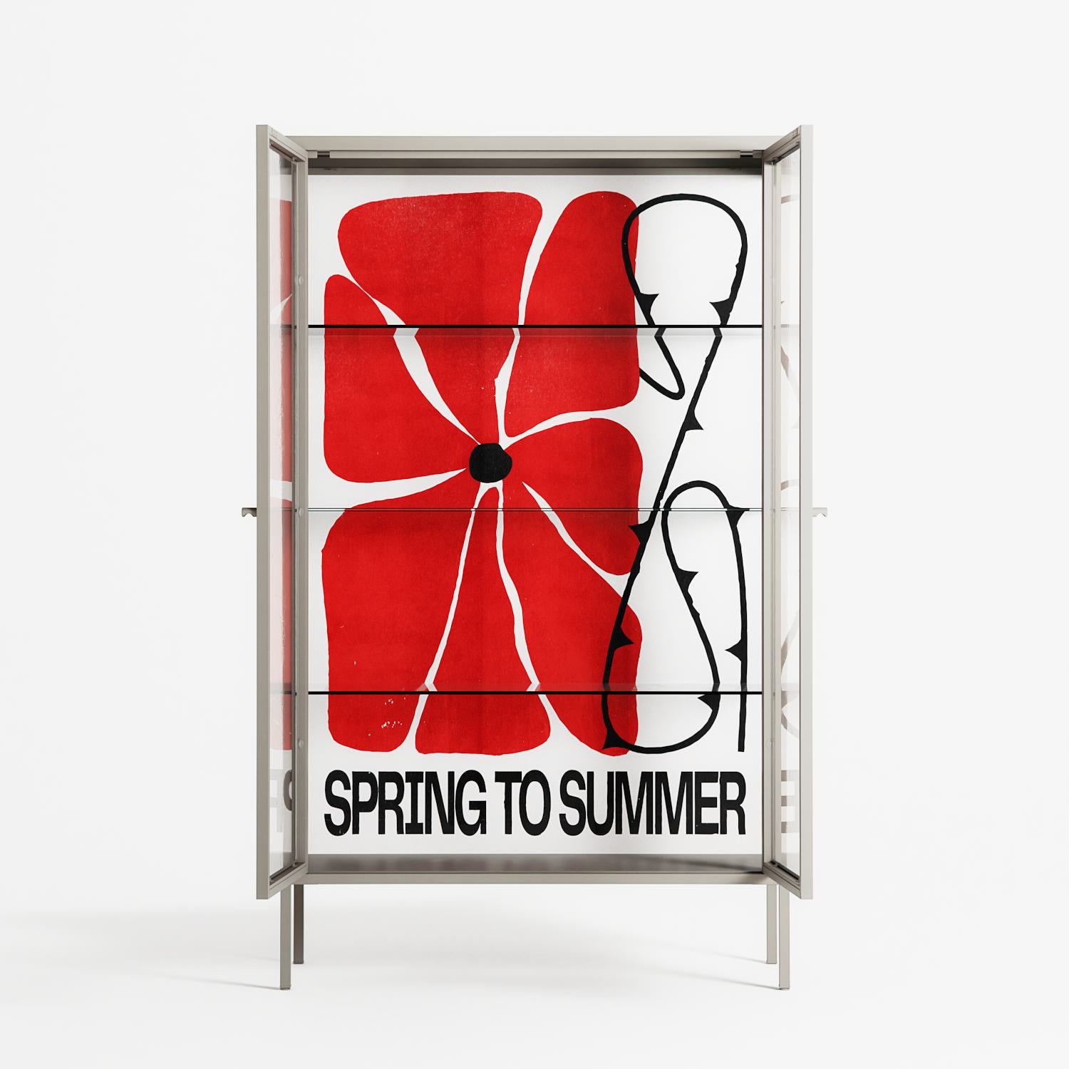 Spring to Summer - Cabinet - Alexander Khabbazi - Pebble - Clear glass