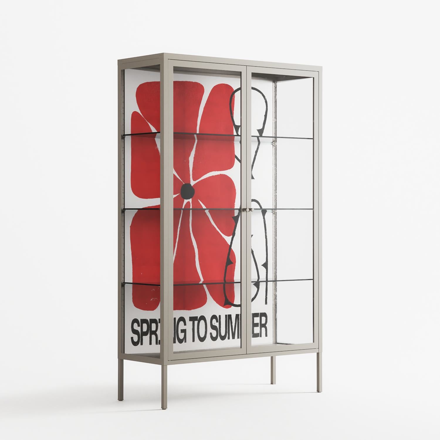 Spring to Summer - Cabinet - Alexander Khabbazi - Pebble - Clear glass