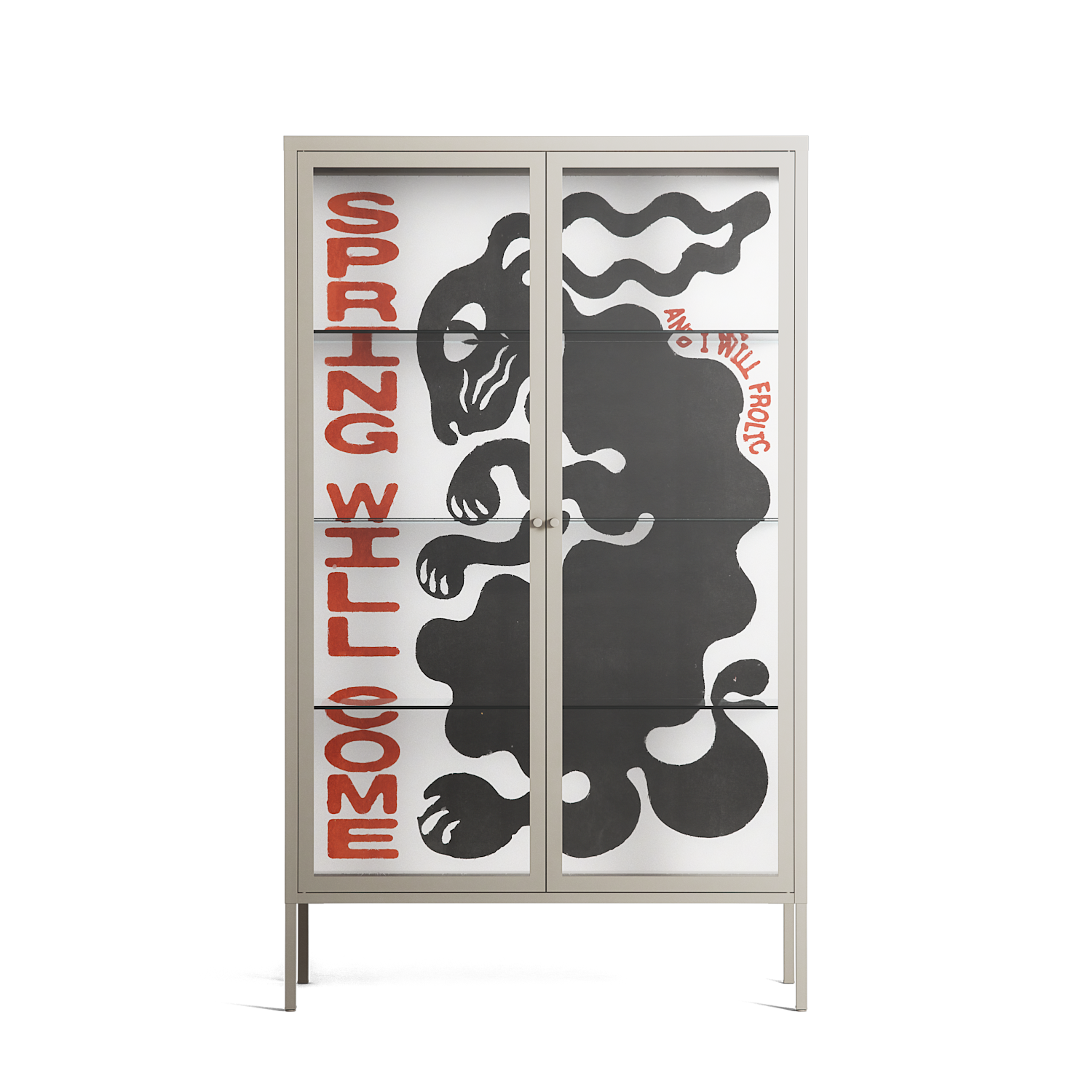 Spring Will Come - Cabinet - Alexander Khabbazi - Pebble - Clear glass