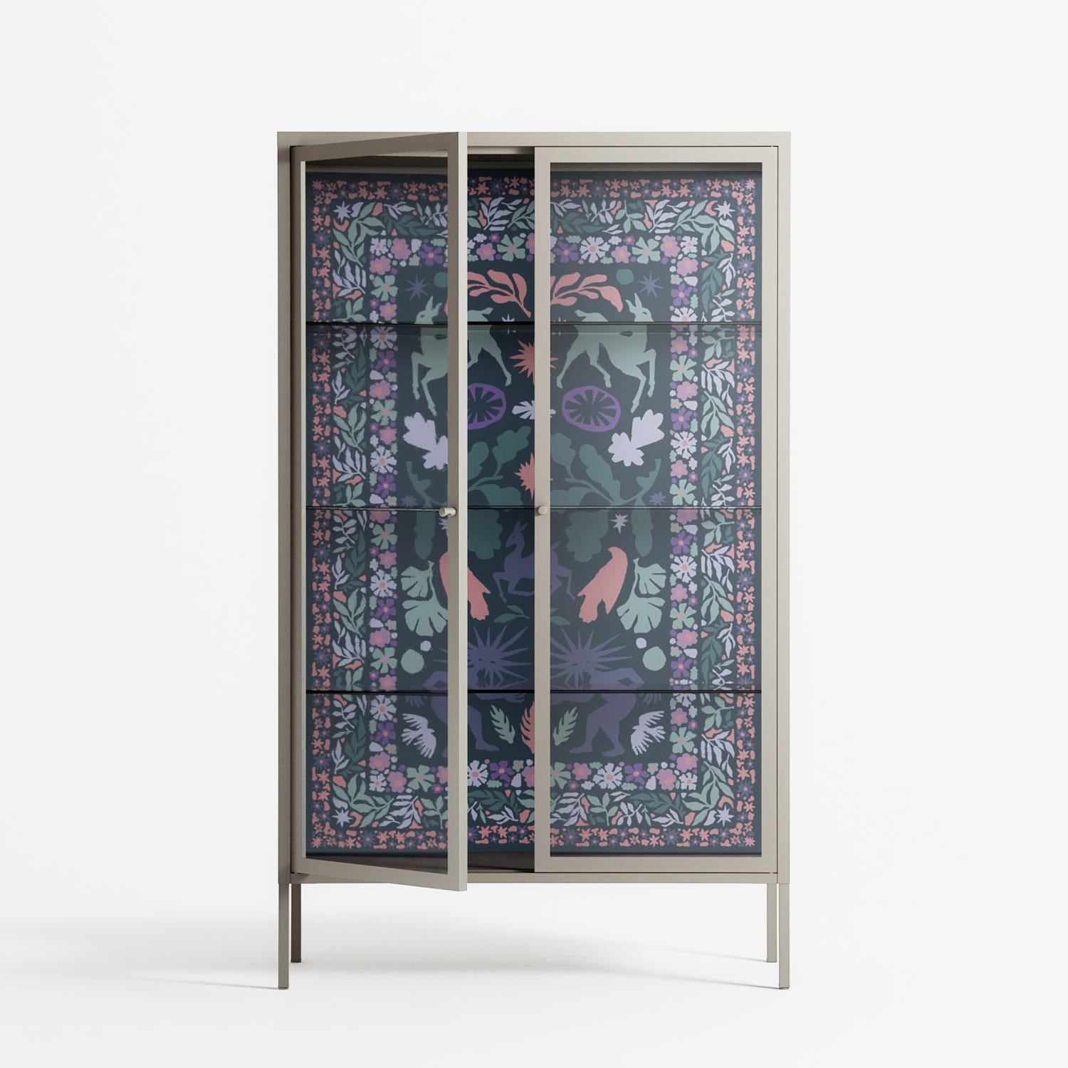 Sunbrother 2 - Cabinet - Nick Liefhebber - Pebble - Clear glass