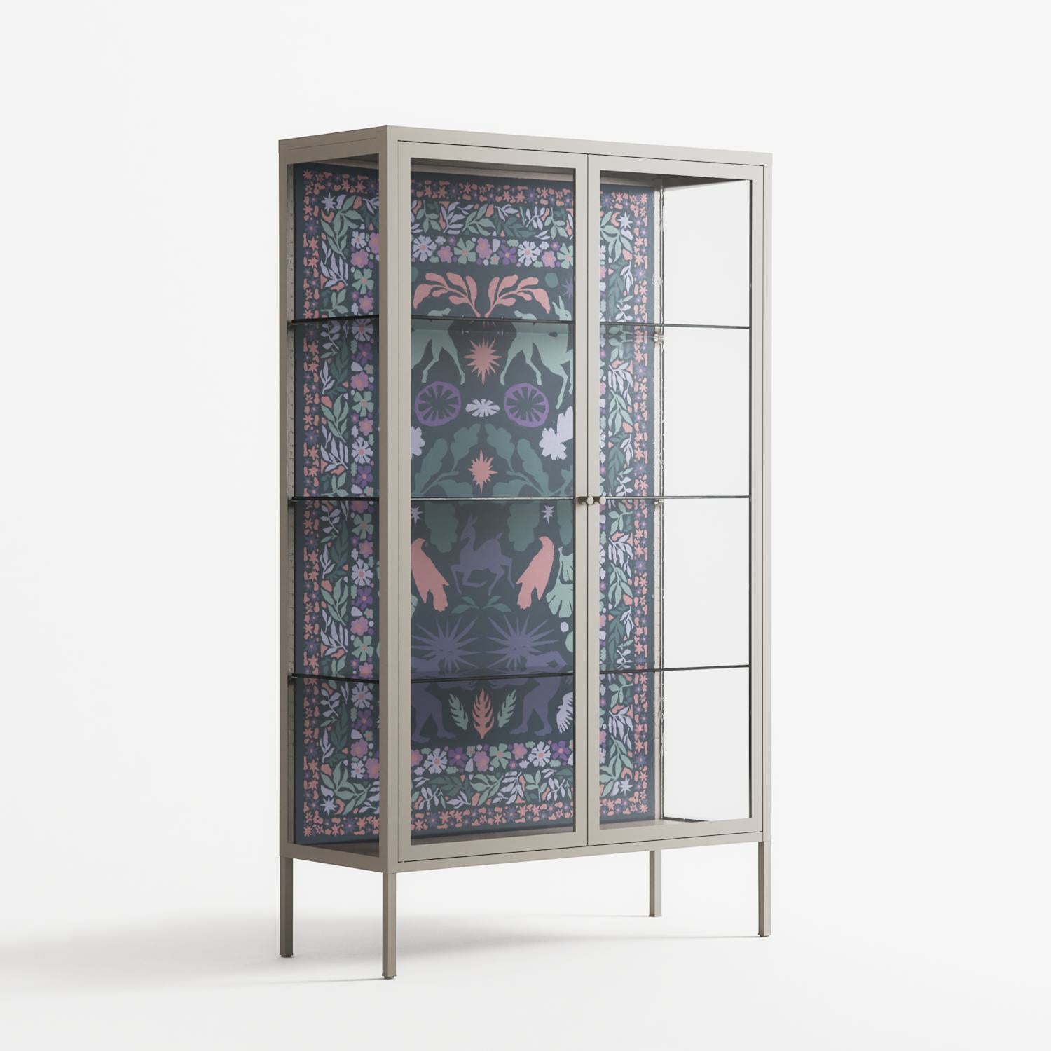 Sunbrother 2 - Cabinet - Nick Liefhebber - Pebble - Clear glass