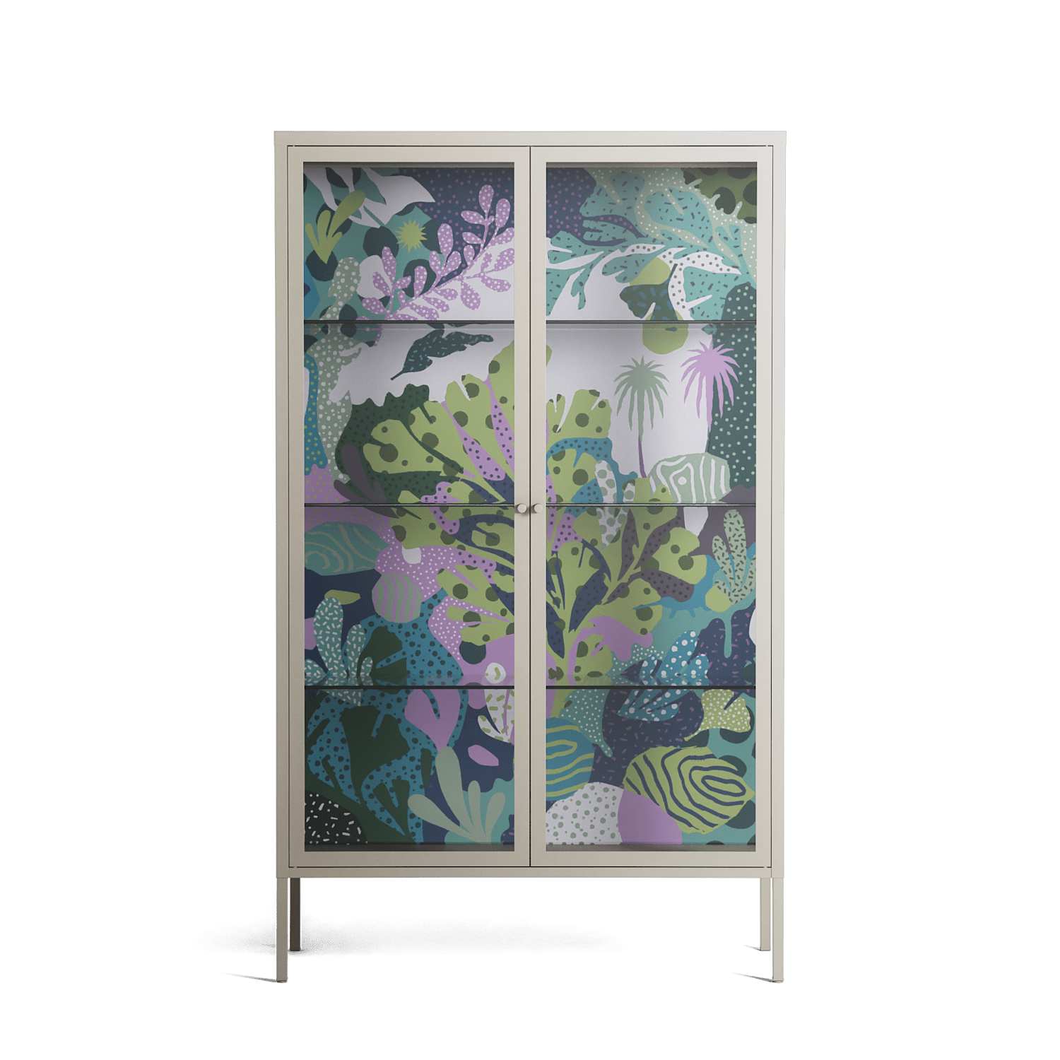 A Bridge Across Time 2 - Cabinet - Nick Liefhebber - Pebble - Clear glass