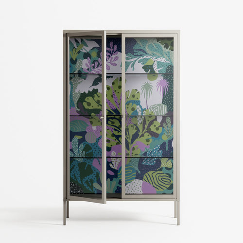 A Bridge Across Time 2 - Cabinet - Nick Liefhebber - Pebble - Clear glass
