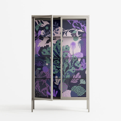 A Bridge Across Time 3 - Cabinet - Nick Liefhebber - Pebble - Clear glass