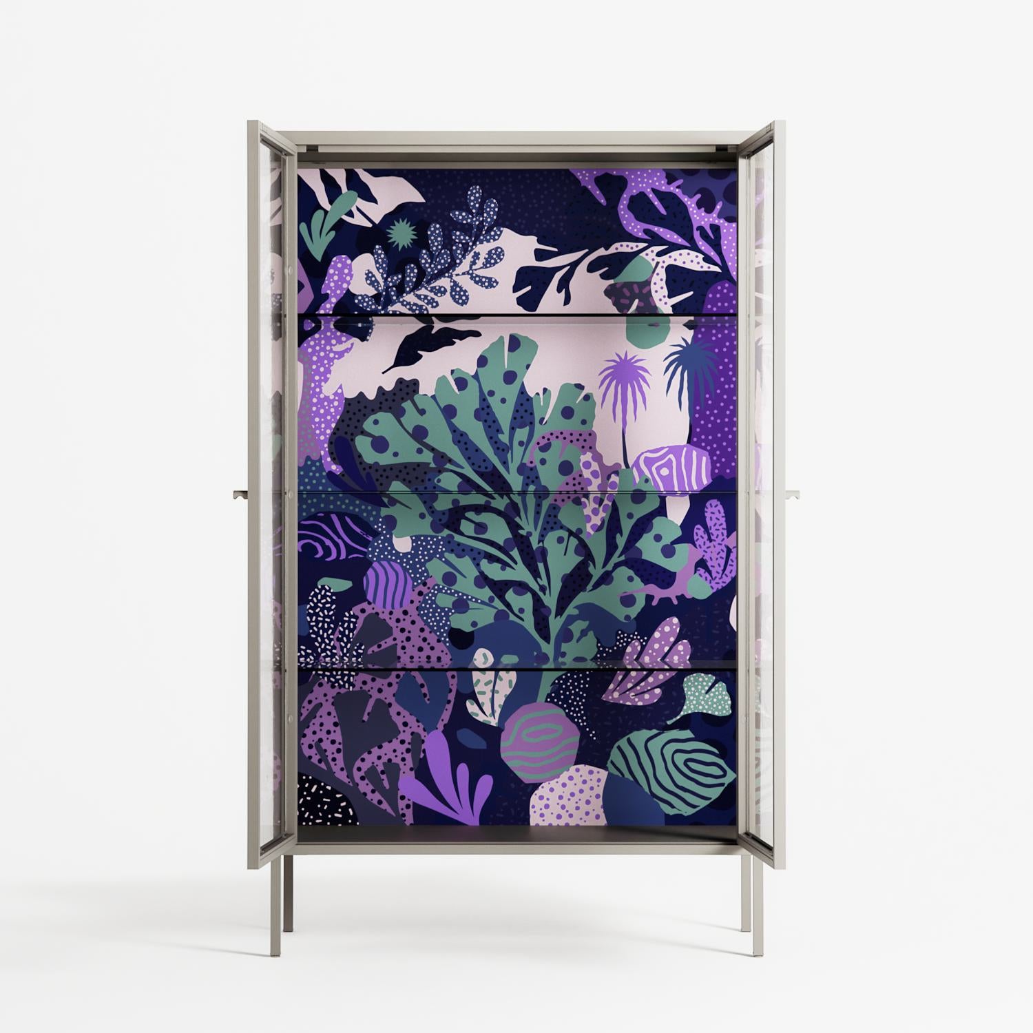 A Bridge Across Time 3 - Cabinet - Nick Liefhebber - Pebble - Clear glass