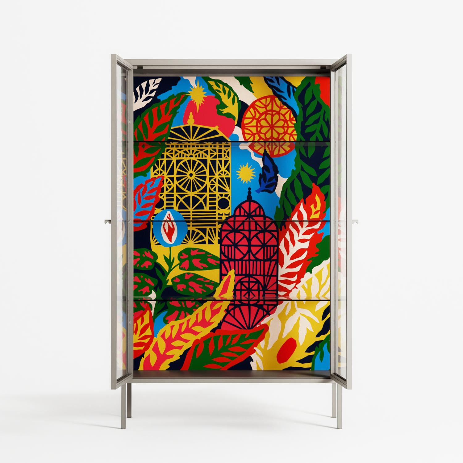 The Towering Hall Full Of Light - Cabinet - Nick Liefhebber - Pebble - Clear glass