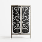 Black Potted Plant - Cabinet - Konrad Blaszczyk - Pebble - Clear glass