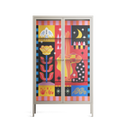Rise - Cabinet - Heather Zhou - Pebble - Clear glass